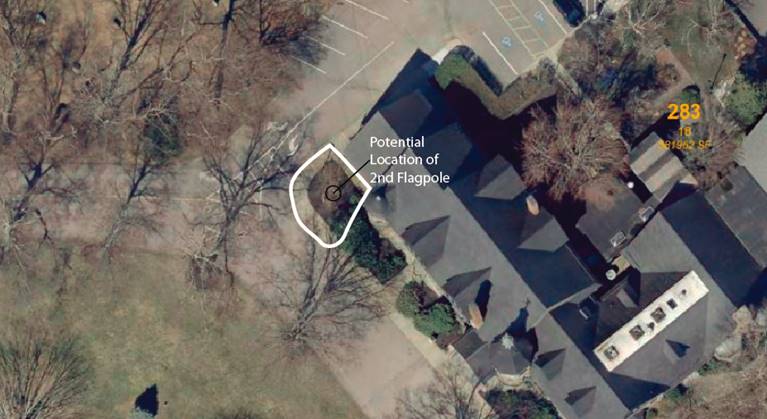 Potential 2nd flag pole location